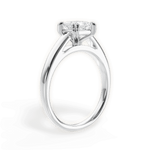 Anna Princess Cut Lab Grown Diamond 18Kt White Gold Engagement Ring - View 2