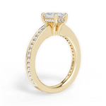 Katelyn Emerald Cut Lab Grown Diamond 18Kt Yellow Gold Engagement Ring - View 4