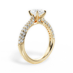 Kira Oval Cut Lab Grown Diamond 18Kt Yellow Gold Engagement Ring - View 2