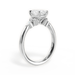 Cynthia Marquise Cut Lab Grown Diamond 14Kt White Gold Engagement Ring - View 2