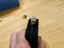 Load image into Gallery viewer, Custom, yellow, and white gold ring