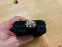 Load image into Gallery viewer, Custom, yellow, and white gold ring