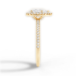 Joanne Pear Cut Lab Grown Diamond 18Kt Yellow Gold Engagement Ring - View 4