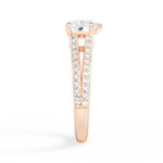Kendra Heart Cut Lab Grown Diamond 18Kt Rose Gold Engagement Ring - View 2