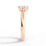 Gillian Heart Cut Lab Grown Diamond 18Kt Rose Gold Engagement Ring - View 4