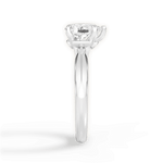 Amanda Pear Cut Lab Grown Diamond 18Kt White Gold Engagement Ring - View 3