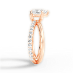 Jennifer Pear Cut Lab Grown Diamond 18Kt Rose Gold Engagement Ring - View 3