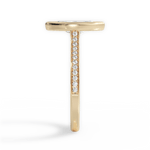 Deanna Marquise Cut Lab Grown Diamond 18Kt Yellow Gold Engagement Ring - View 4