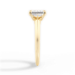 Diana Emerald Cut Lab Grown Diamond 18Kt Yellow Gold Engagement Ring - View 2