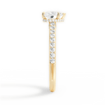 Joan Heart Cut Lab Grown Diamond 18Kt Yellow Gold Engagement Ring - View 2