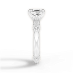 Claire Radiant Cut Lab Grown Diamond 14Kt White Gold Engagement Ring - View 2