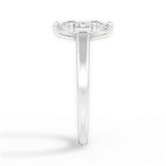 Anna Marquise Cut Lab Grown Diamond 14Kt White Gold Engagement Ring - View 3