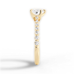 Dana Heart Cut Lab Grown Diamond 18Kt Yellow Gold Engagement Ring - View 2