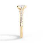 Frances Heart Cut Lab Grown Diamond 18Kt Yellow Gold Engagement Ring - View 4