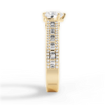 Lynn Heart Cut Lab Grown Diamond 18Kt Yellow Gold Engagement Ring - View 4