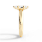 Colleen Marquise Cut Lab Grown Diamond 18Kt Yellow Gold Engagement Ring - View 2