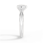 Anastasia Heart Cut Lab Grown Diamond Platinum Engagement Ring - View 2