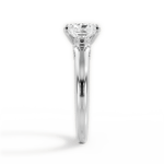 Florence Radiant Cut Lab Grown Diamond Platinum Engagement Ring - View 2