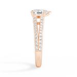 Kendra Pear Cut Lab Grown Diamond 18Kt Rose Gold Engagement Ring - View 2