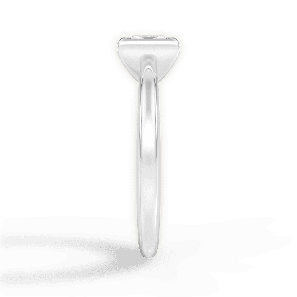 Bridget Princess Cut Lab Grown Diamond 14Kt White Gold Engagement Ring - View 2