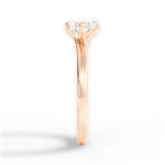Ashley Marquise Cut Lab Grown Diamond 18Kt Rose Gold Engagement Ring - View 4