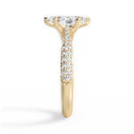 Kira Marquise Cut Lab Grown Diamond 18Kt Yellow Gold Engagement Ring - View 2