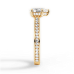Katelyn Pear Cut Lab Grown Diamond 18Kt Yellow Gold Engagement Ring - View 3