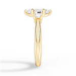 Dorothy Marquise Cut Lab Grown Diamond 18Kt Yellow Gold Engagement Ring - View 3