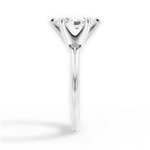 Alicia Marquise Cut Lab Grown Diamond 18Kt White Gold Engagement Ring - View 2