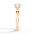 Beth Cushion Cut Lab Grown Diamond 18Kt Rose Gold Engagement Ring - View 4