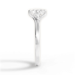 Ashley Cushion Cut Lab Grown Diamond 14Kt White Gold Engagement Ring - View 4