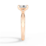 Beth Radiant Cut Lab Grown Diamond 18Kt Rose Gold Engagement Ring - View 3