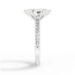 Gilda Marquise Cut Lab Grown Diamond Platinum Engagement Ring - View 4