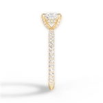 Madeline Princess Cut Lab Grown Diamond 18Kt Yellow Gold Engagement Ring - View 3