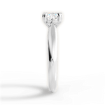 Camila Cushion Cut Lab Grown Diamond 14Kt White Gold Engagement Ring - View 3