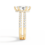 Christie Marquise Cut Lab Grown Diamond 18Kt Yellow Gold Engagement Ring - View 2