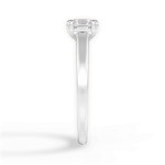 Anna Asscher Cut Lab Grown Diamond 14Kt White Gold Engagement Ring - View 4