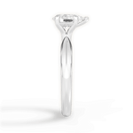 Aria Pear Cut Lab Grown Diamond 14Kt White Gold Engagement Ring - View 3