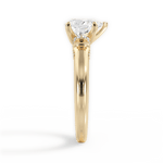 Florence Pear Cut Lab Grown Diamond 18Kt Yellow Gold Engagement Ring - View 2