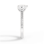 Gilda Heart Cut Lab Grown Diamond 18Kt White Gold Engagement Ring - View 4