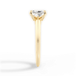 Diana Radiant Cut Lab Grown Diamond 18Kt Yellow Gold Engagement Ring - View 3
