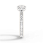 Katelyn Princess Cut Lab Grown Diamond 18Kt White Gold Engagement Ring - View 2