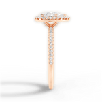 Joanne Pear Cut Lab Grown Diamond 18Kt Rose Gold Engagement Ring - View 4