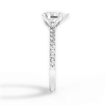 Gilda Pear Cut Lab Grown Diamond 18Kt White Gold Engagement Ring - View 3