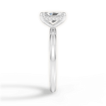 Brenda Radiant Cut Lab Grown Diamond 14Kt White Gold Engagement Ring - View 2