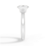 Bridget Oval Cut Lab Grown Diamond Platinum Engagement Ring - View 2