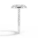 Kathleen Marquise Cut Lab Grown Diamond 14Kt White Gold Engagement Ring - View 3