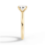 Allison Oval Cut Lab Grown Diamond 18Kt Yellow Gold Engagement Ring - View 3