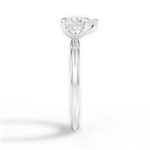 Brenda Heart Cut Lab Grown Diamond 18Kt White Gold Engagement Ring - View 4