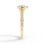 Caroline Pear Cut Lab Grown Diamond 18Kt Yellow Gold Engagement Ring - View 3